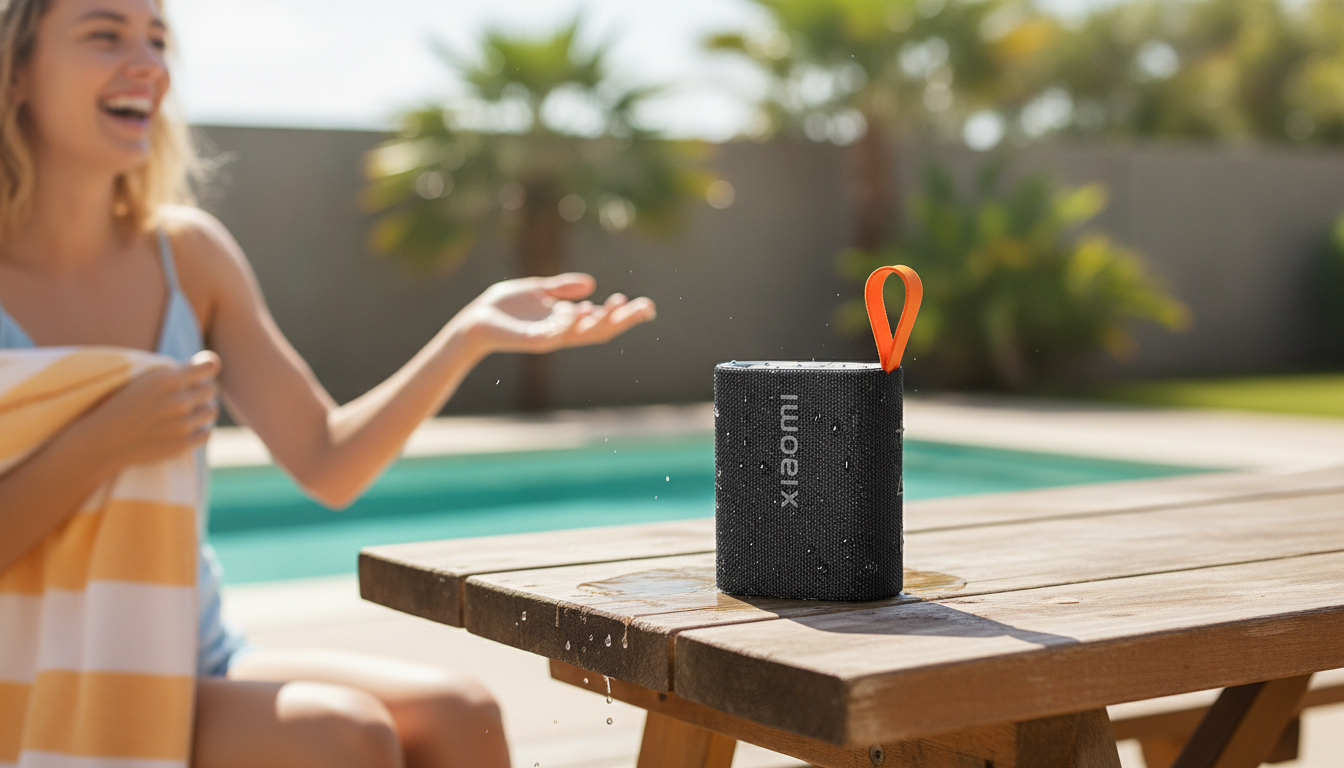 10-Hour Waterproof Bluetooth Speaker with 360° Sound