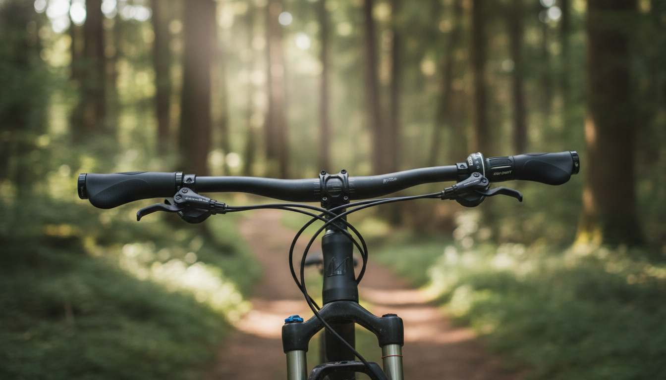 Asymmetric Lock-On MTB Grips for Comfort & Control