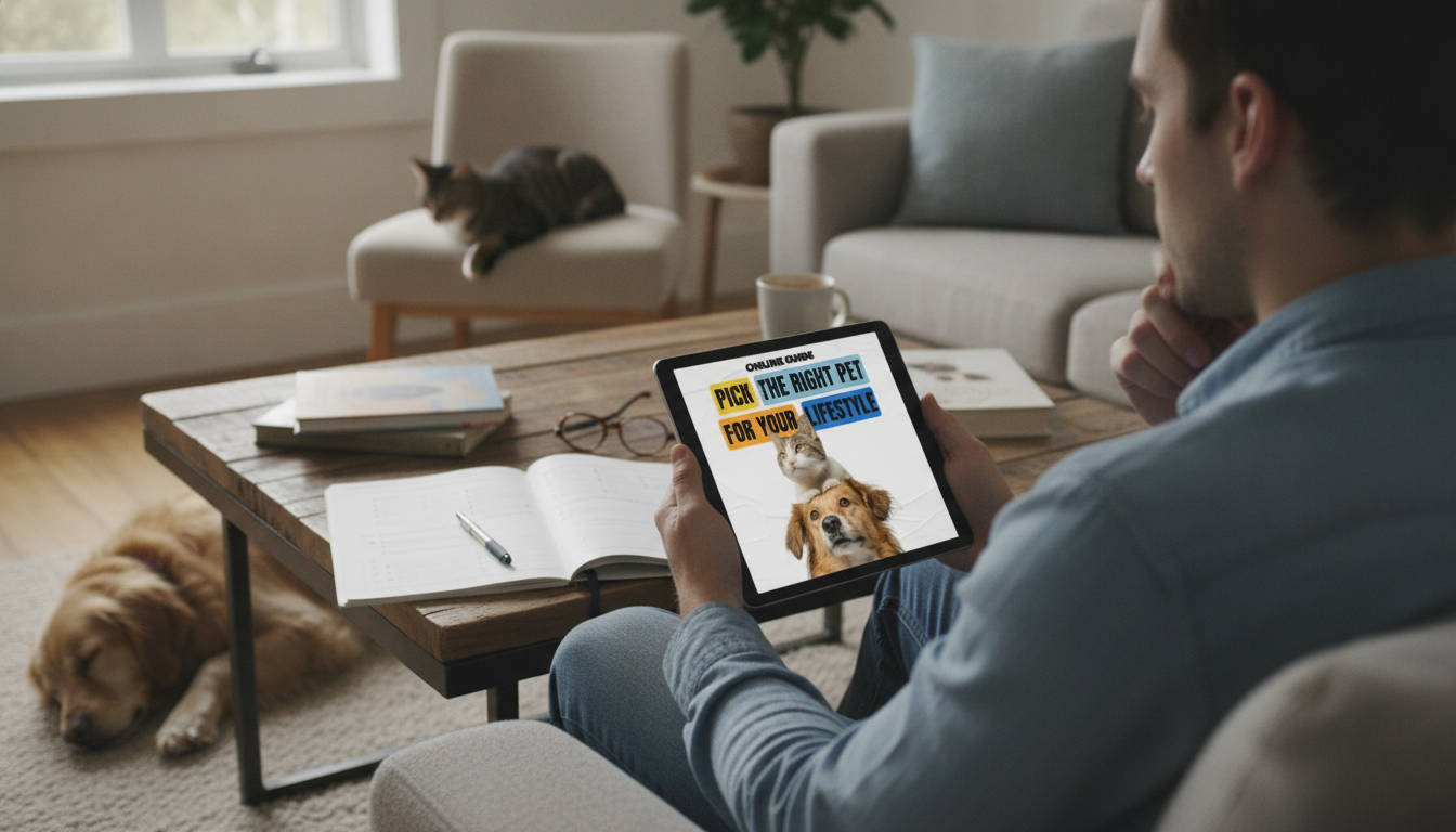 Pick the Right Pet: Match Time, Space, and Budget