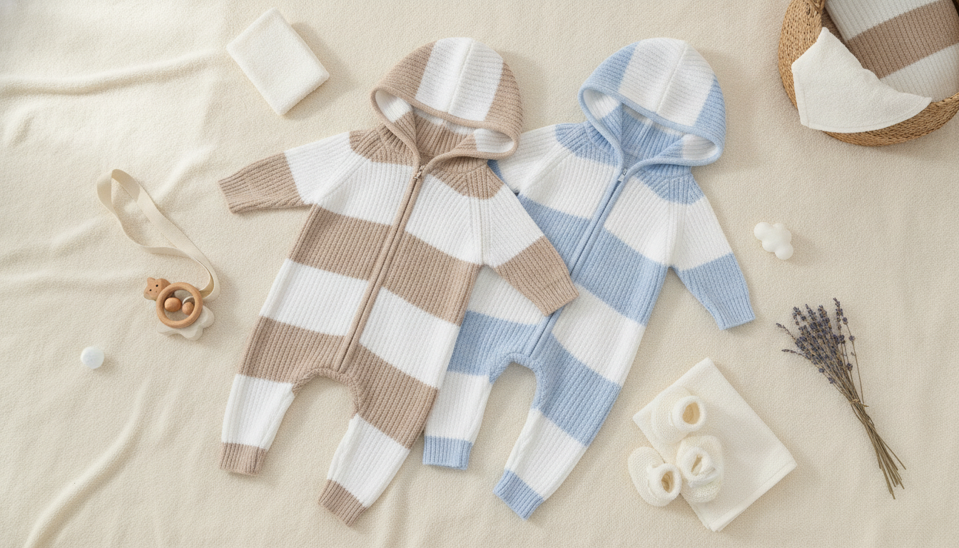 Cozy Knit Hooded Baby Jumpsuit: Fit, Layering & Care