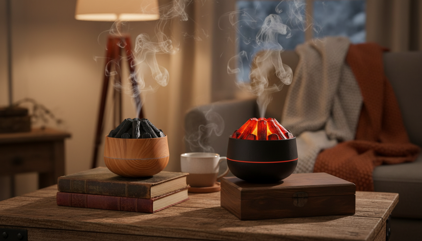 Flame Mountain Diffuser Guide: Cozy Mist & Flame Glow
