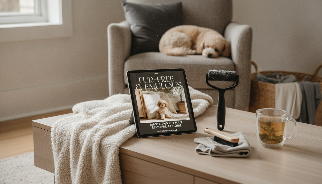 Pet Hair Removal Made Easy: Tools, Fabrics, Routine