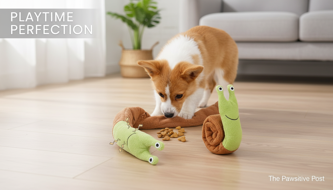 Squeaky Sniffing Toy for Dogs: Nose Work Enrichment