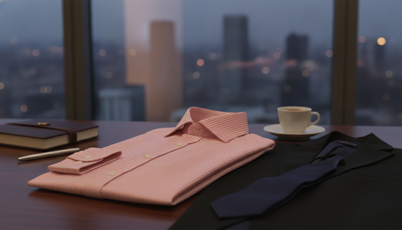 Tom Ford Pink Thin-Stripe Shirt: Sharp Office-to-Evening
