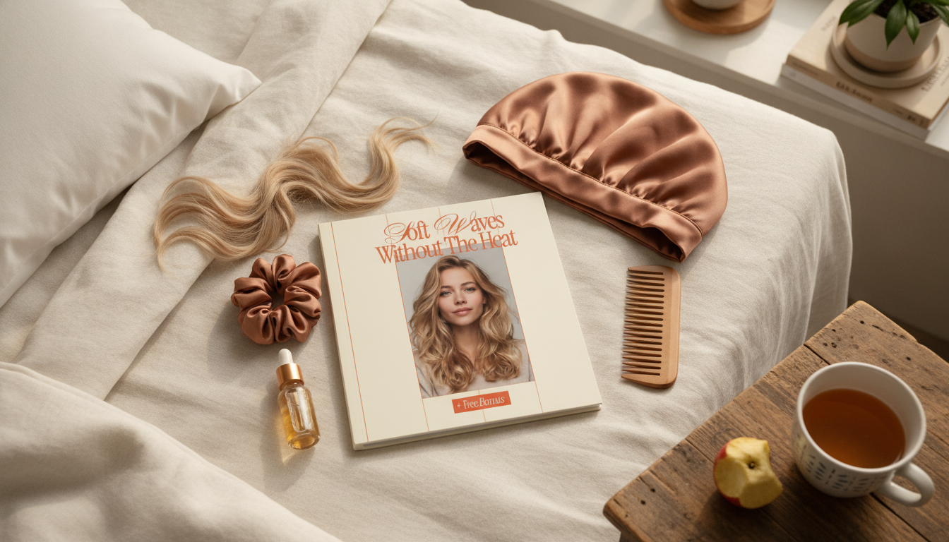 Heatless Soft Waves for Long Hair: Easy Overnight Method