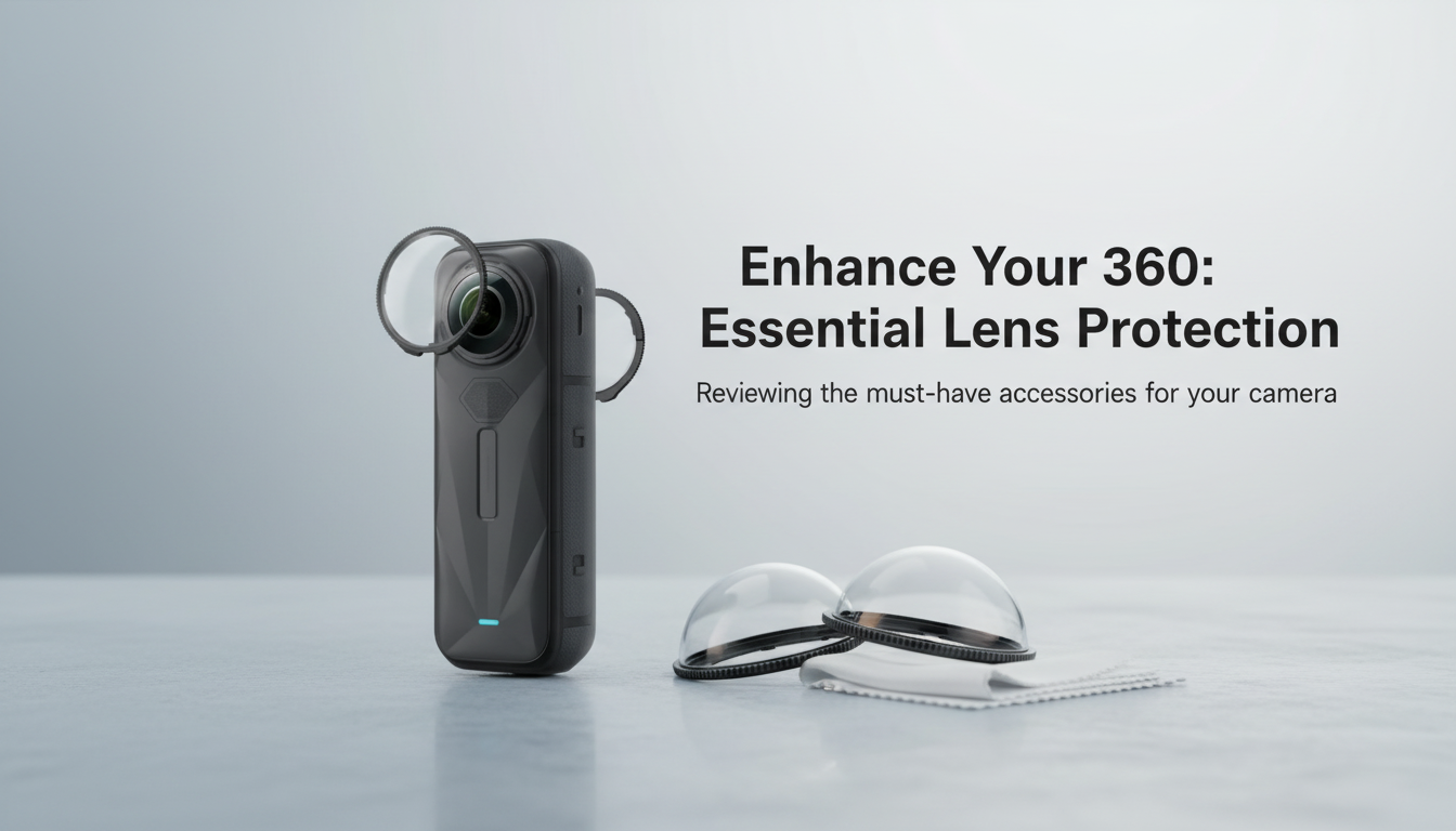 Insta360 X5 Lens Guards: HD Tempered Glass Protection