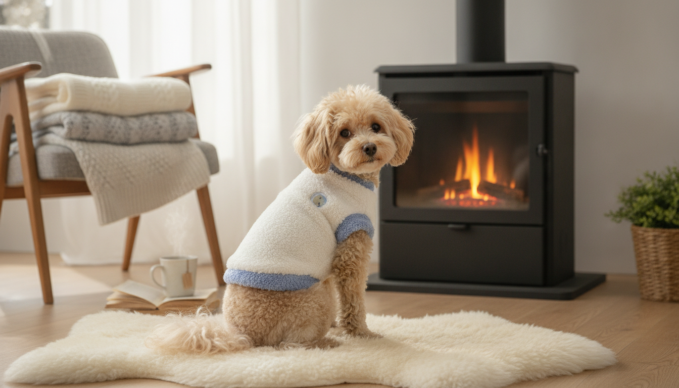 Warm Koala Plush Vest for Dogs & Cats: Cozy Pullover